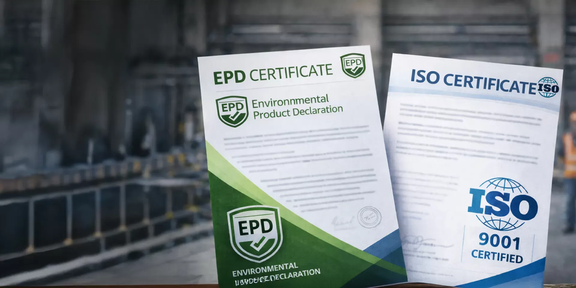 Certifikace ISO a EPD