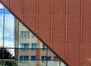 Fasada z blachy Corten na Litwie