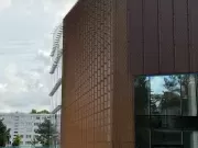 Fasada z blachy Corten na Litwie