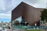 Fasada z blachy Corten na Litwie