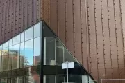 Fasada z blachy Corten na Litwie